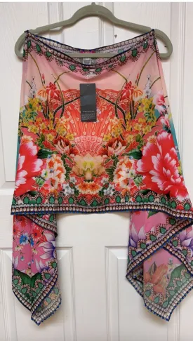 644 Multicolor Floral Scarf