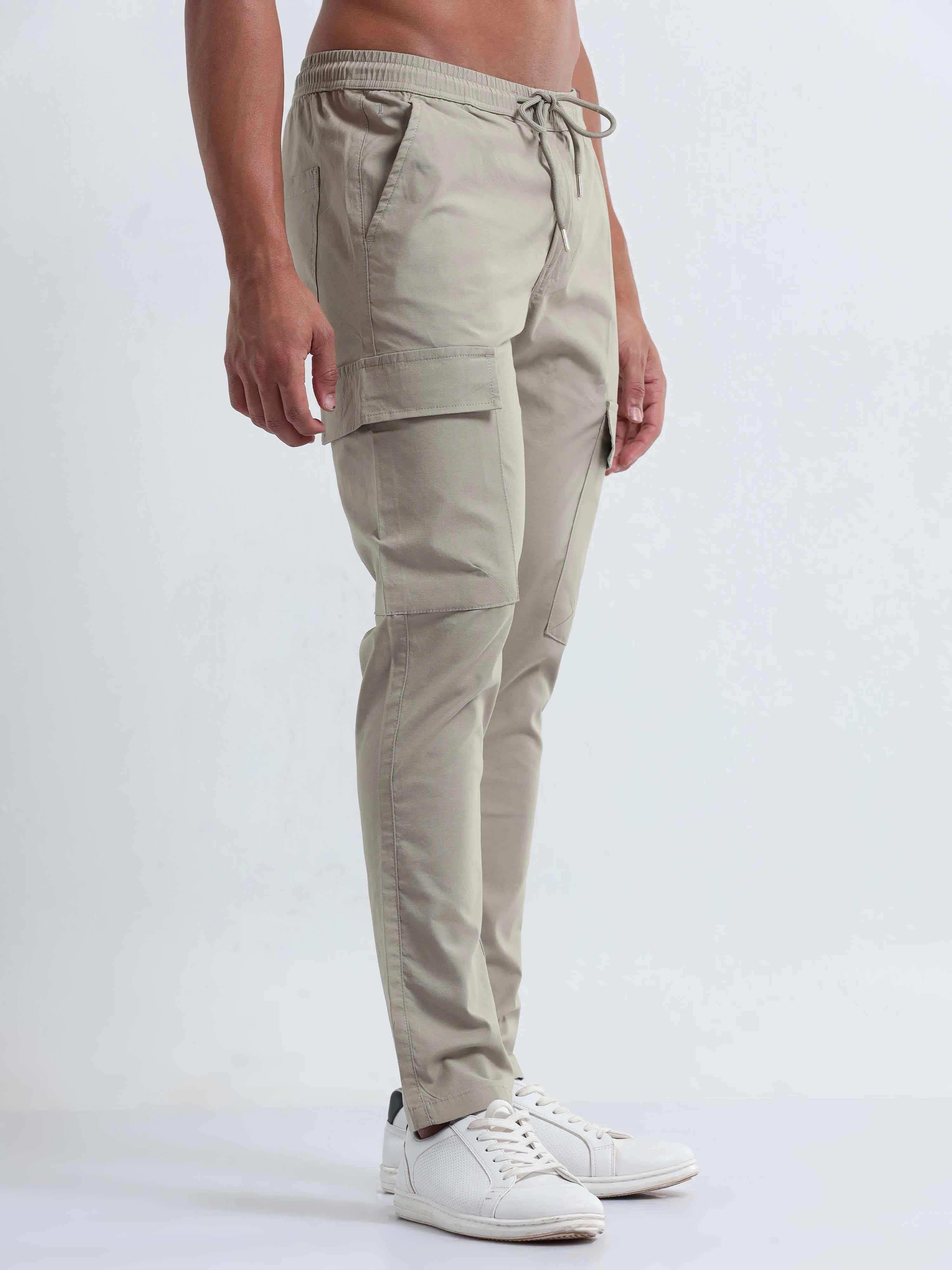 Air Sense Beige Cargo Pants