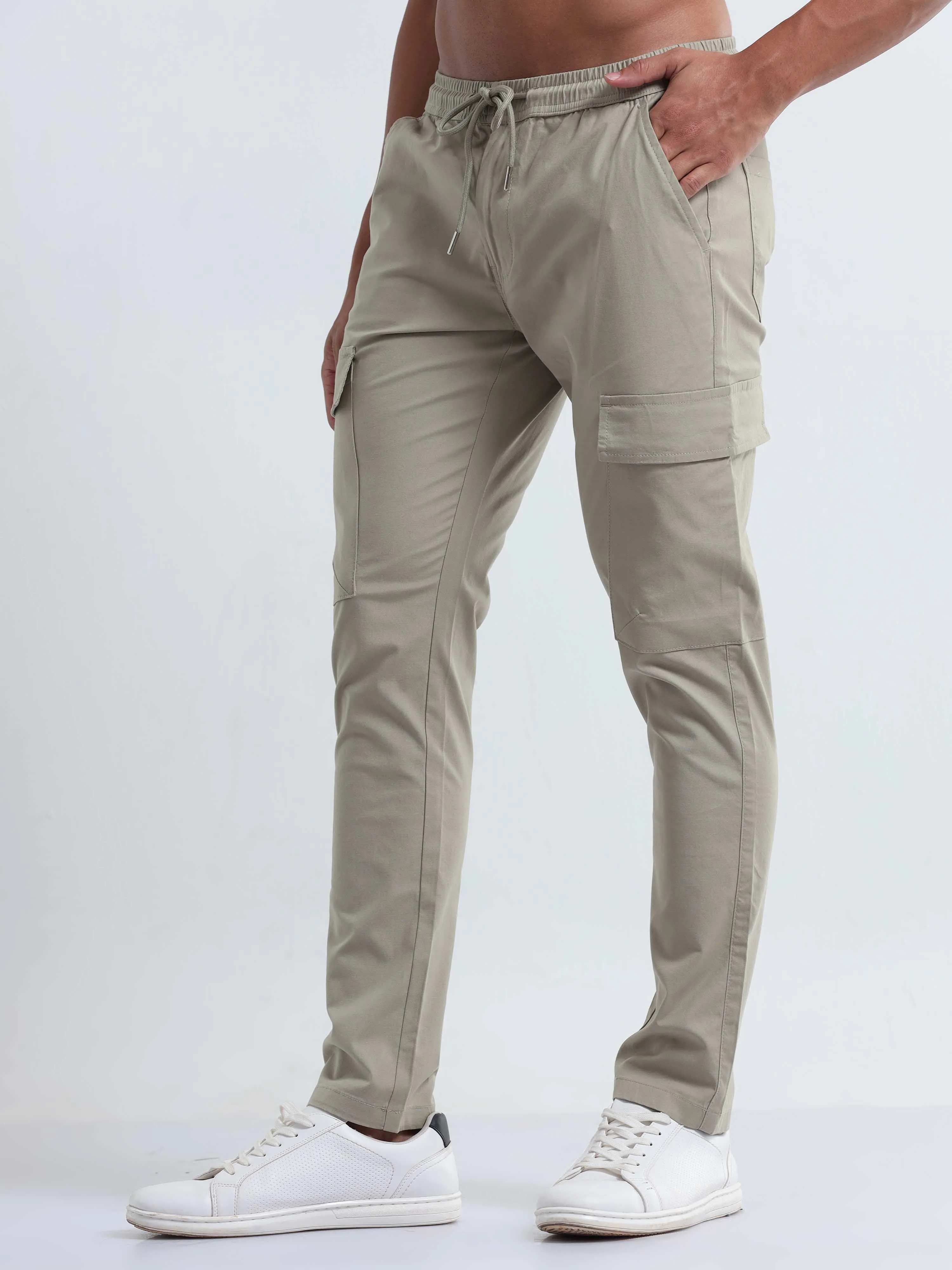 Air Sense Beige Cargo Pants