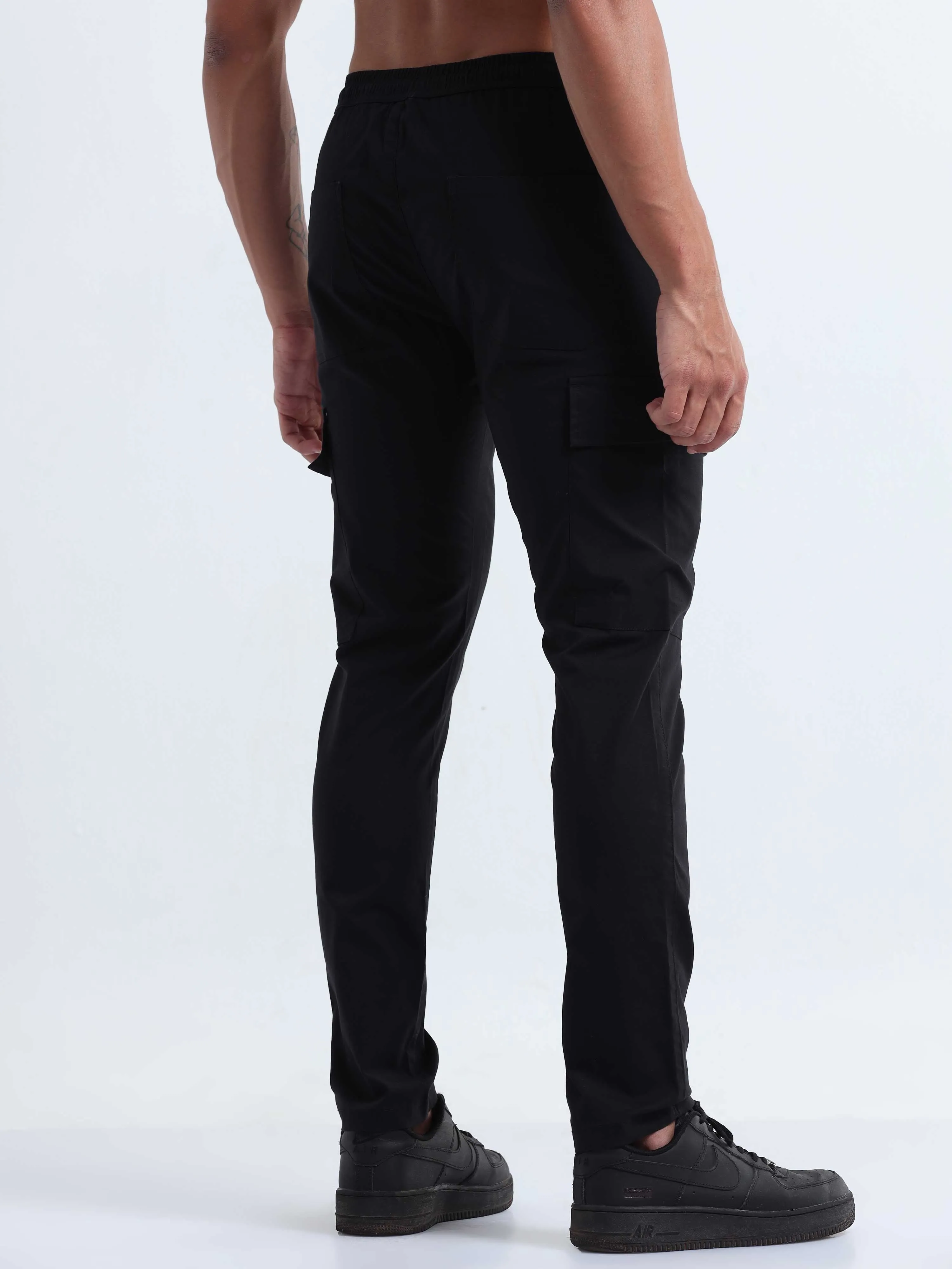 Air Sense Black Cargo Pants