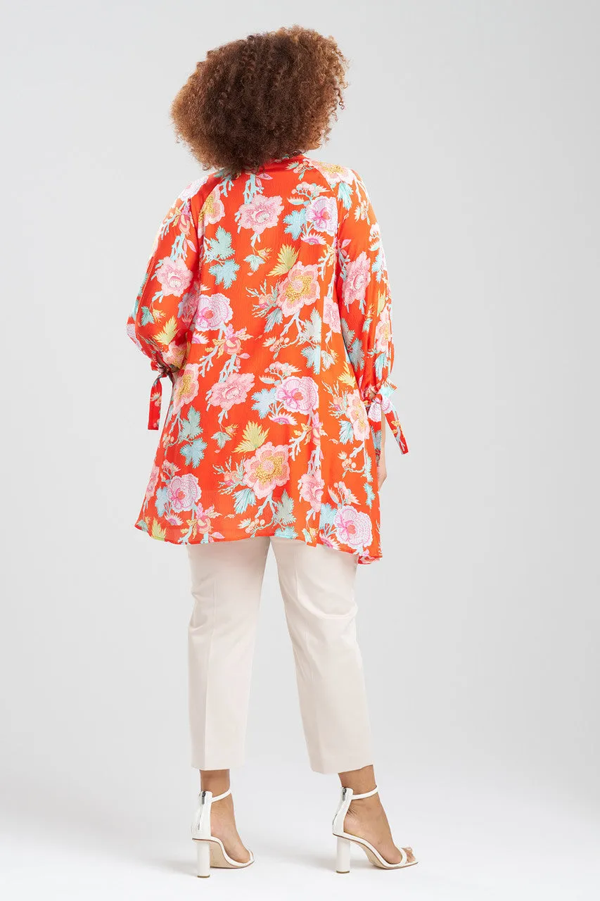 Amanpulo Obi Silk Oversized Top