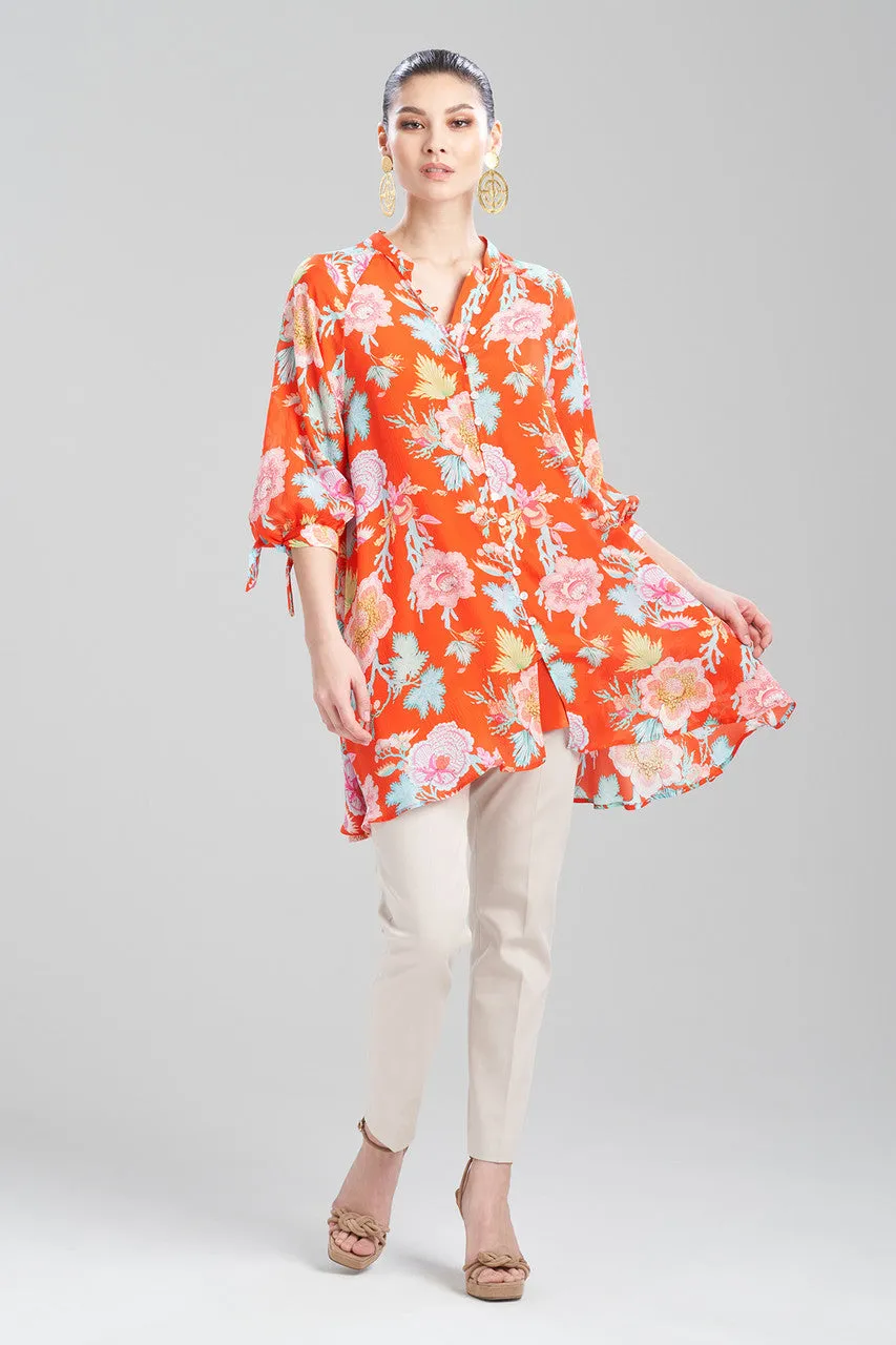 Amanpulo Obi Silk Oversized Top