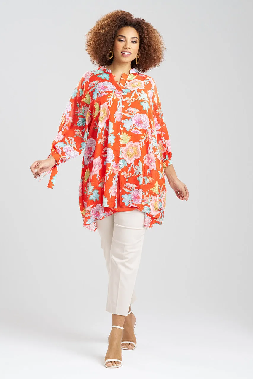 Amanpulo Obi Silk Oversized Top