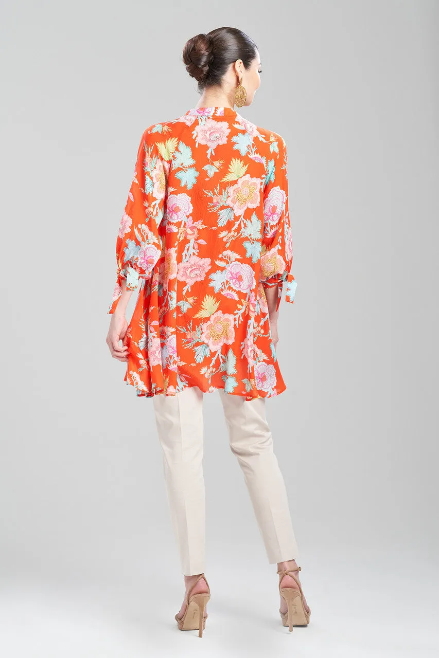 Amanpulo Obi Silk Oversized Top
