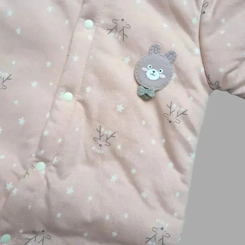 Bear Print Romper Jumpsuit