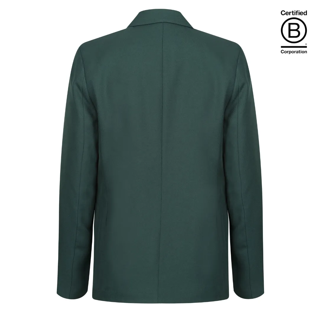 Bottle green unisex Performa eco school blazer