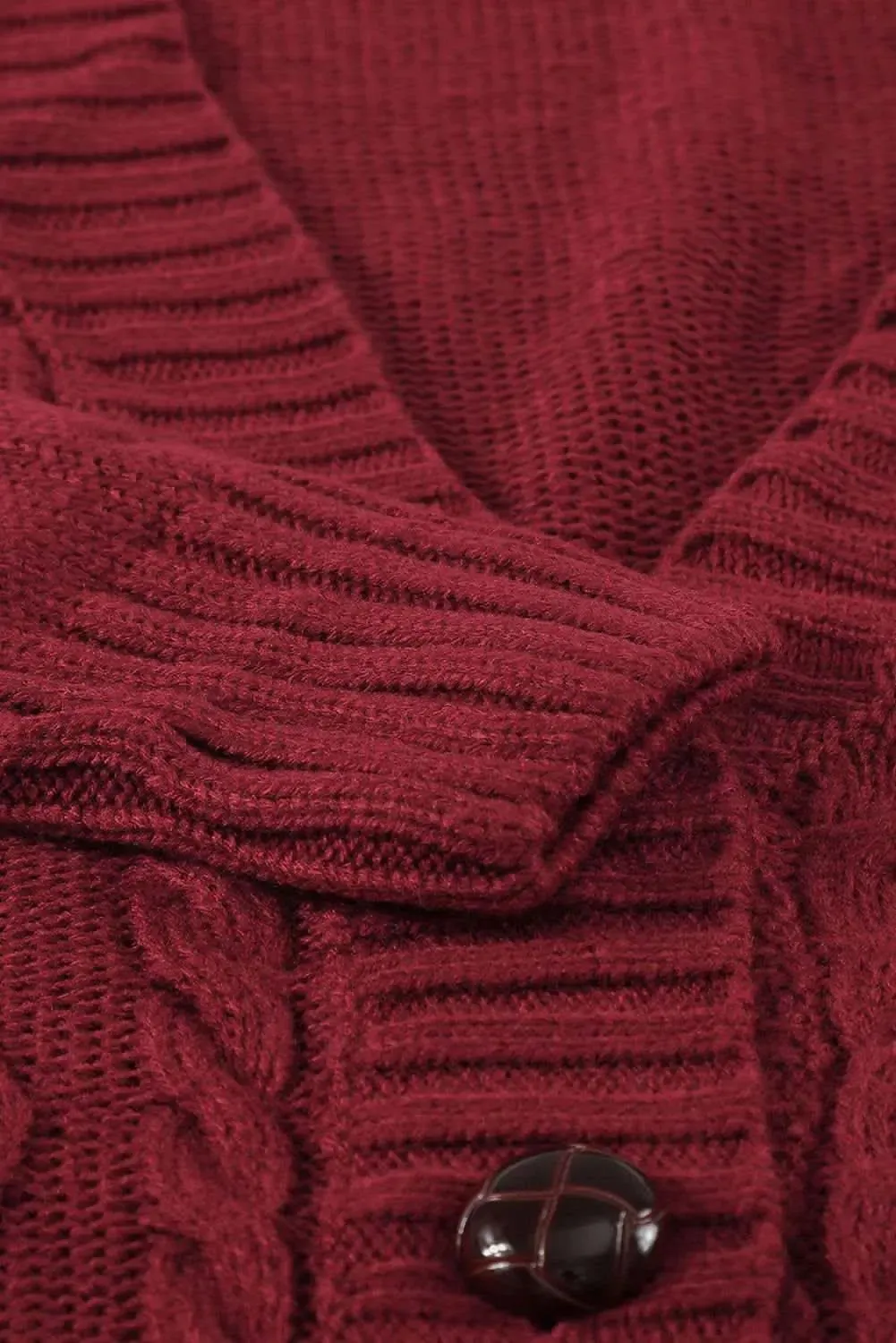 Chic Comfort Knit Button-Front Cardigan