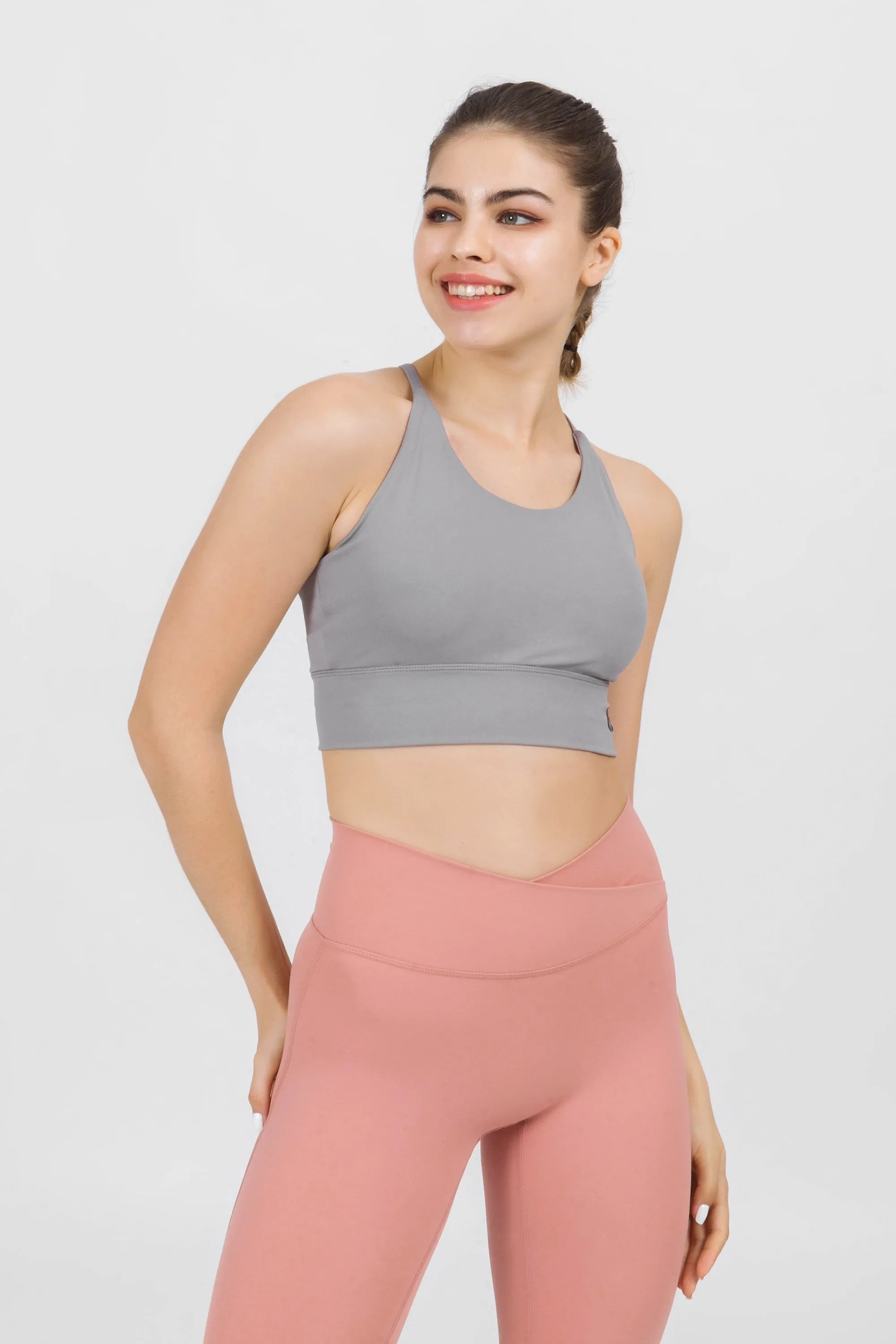 Cross-Over Back Sports Bra