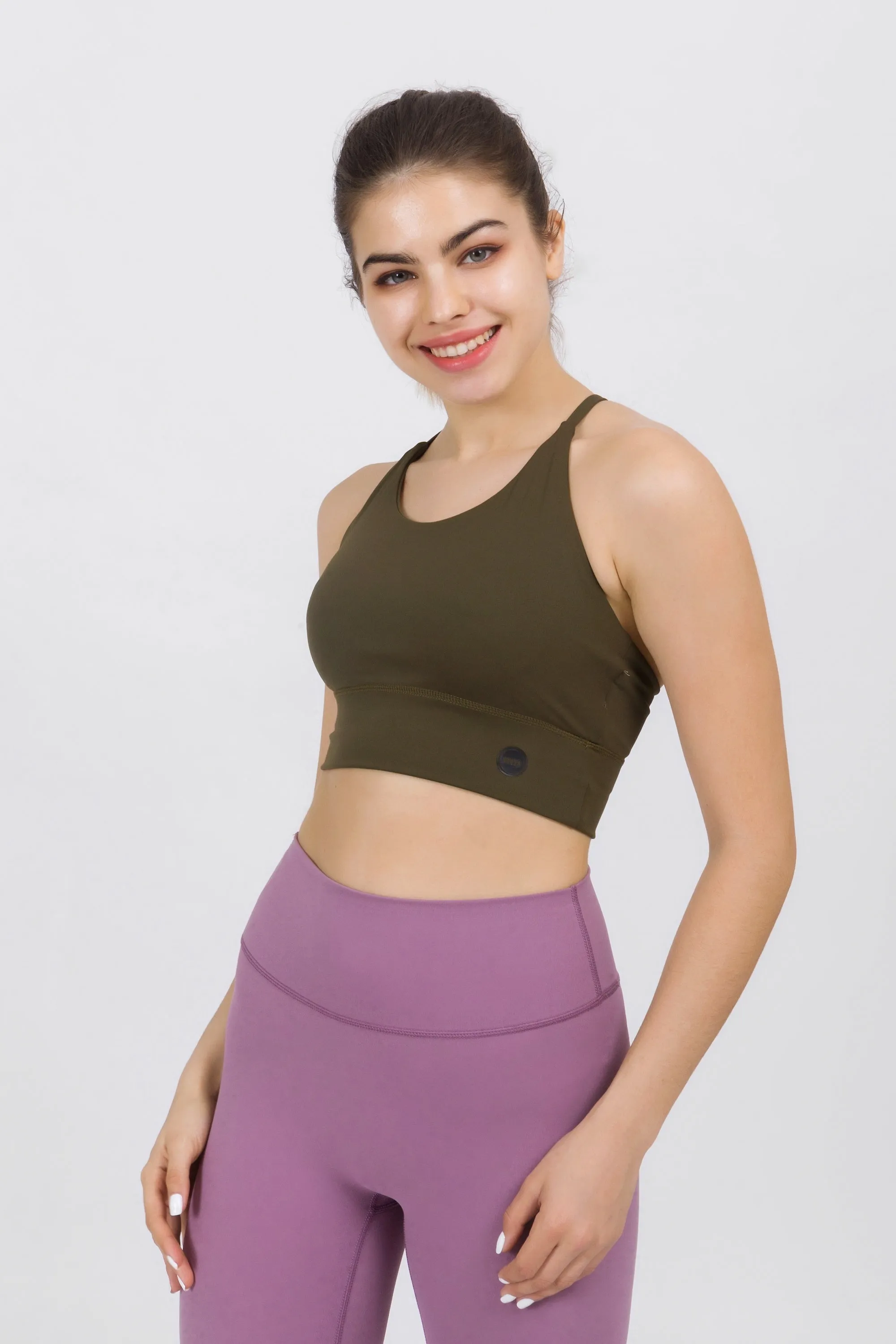 Cross-Over Back Sports Bra