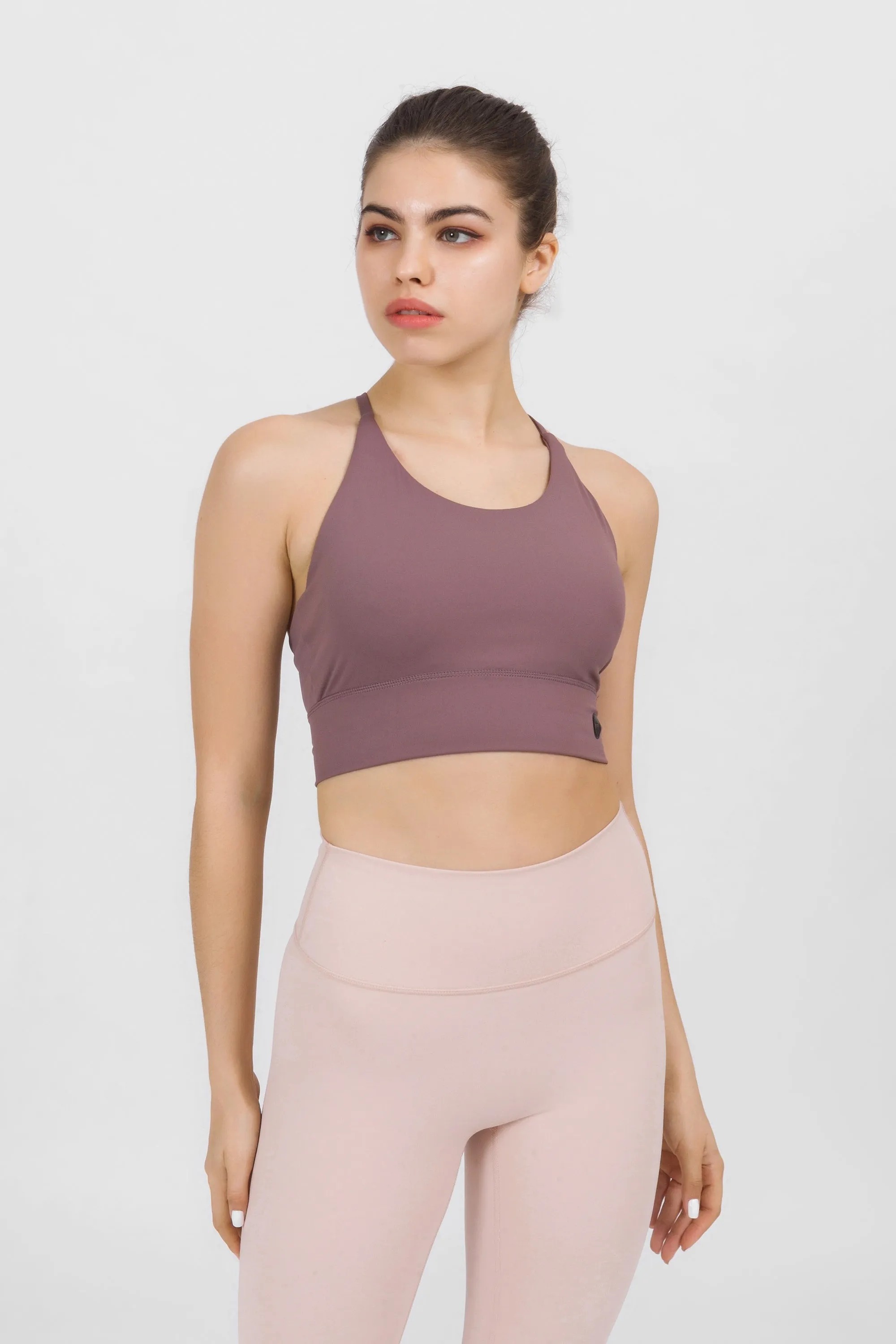 Cross-Over Back Sports Bra