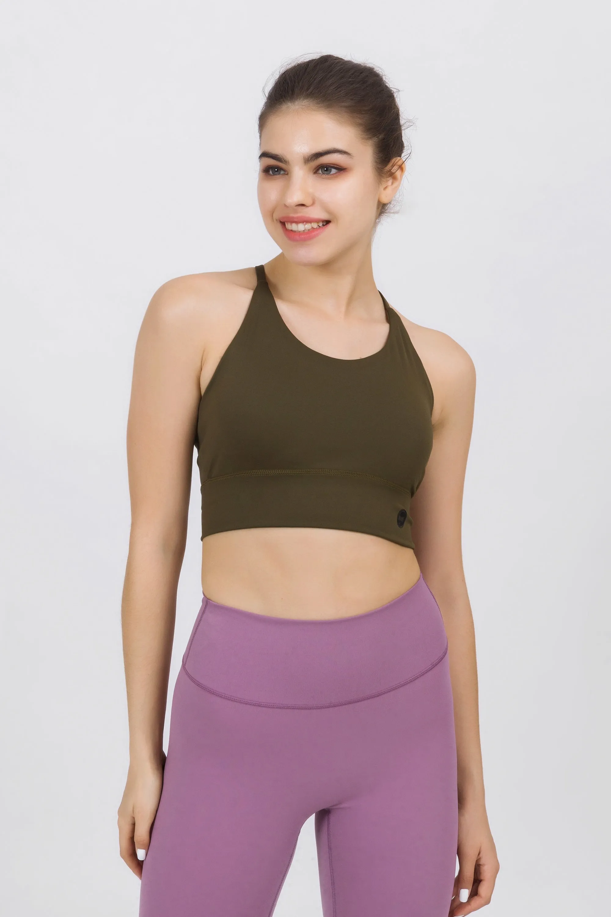 Cross-Over Back Sports Bra