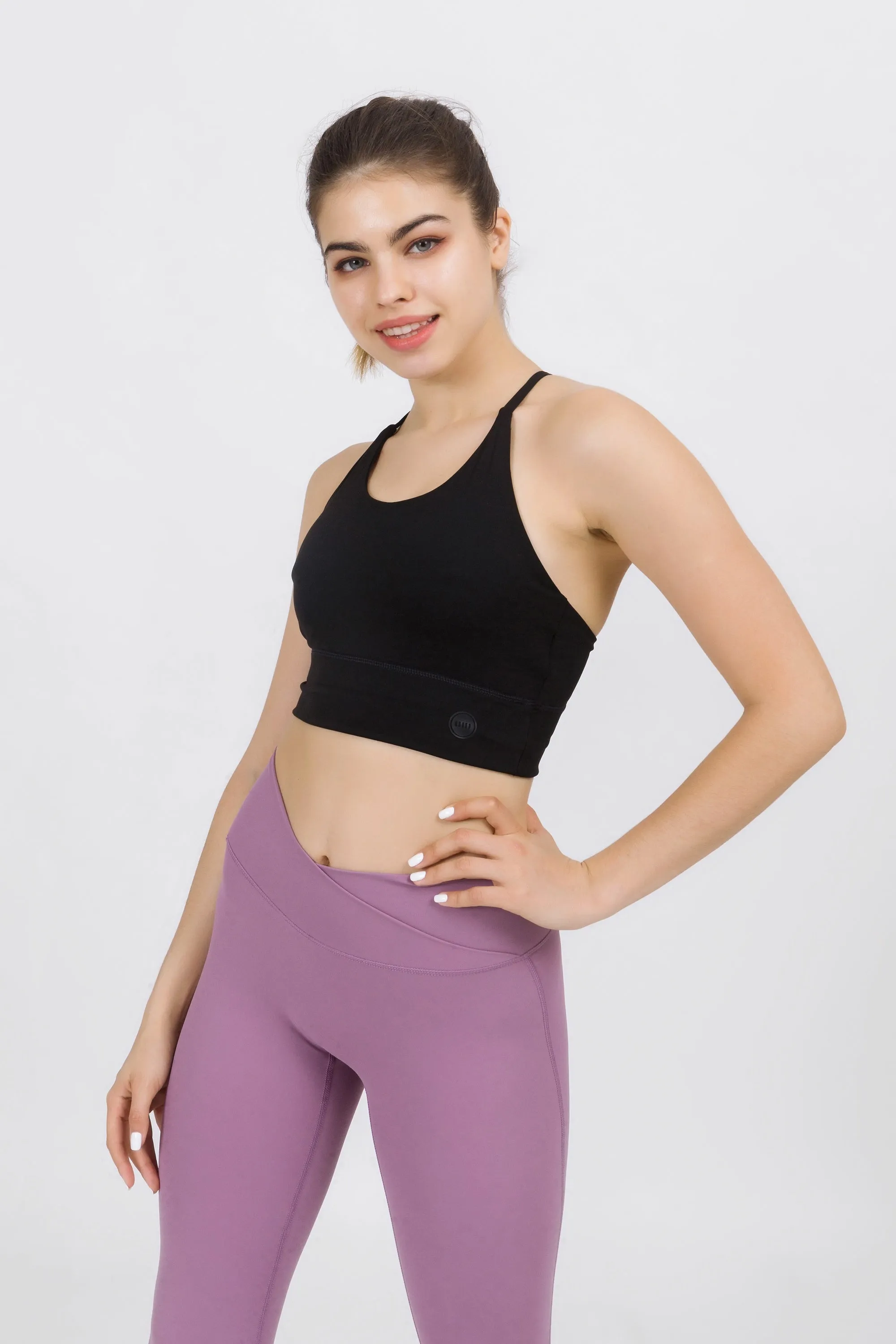 Cross-Over Back Sports Bra