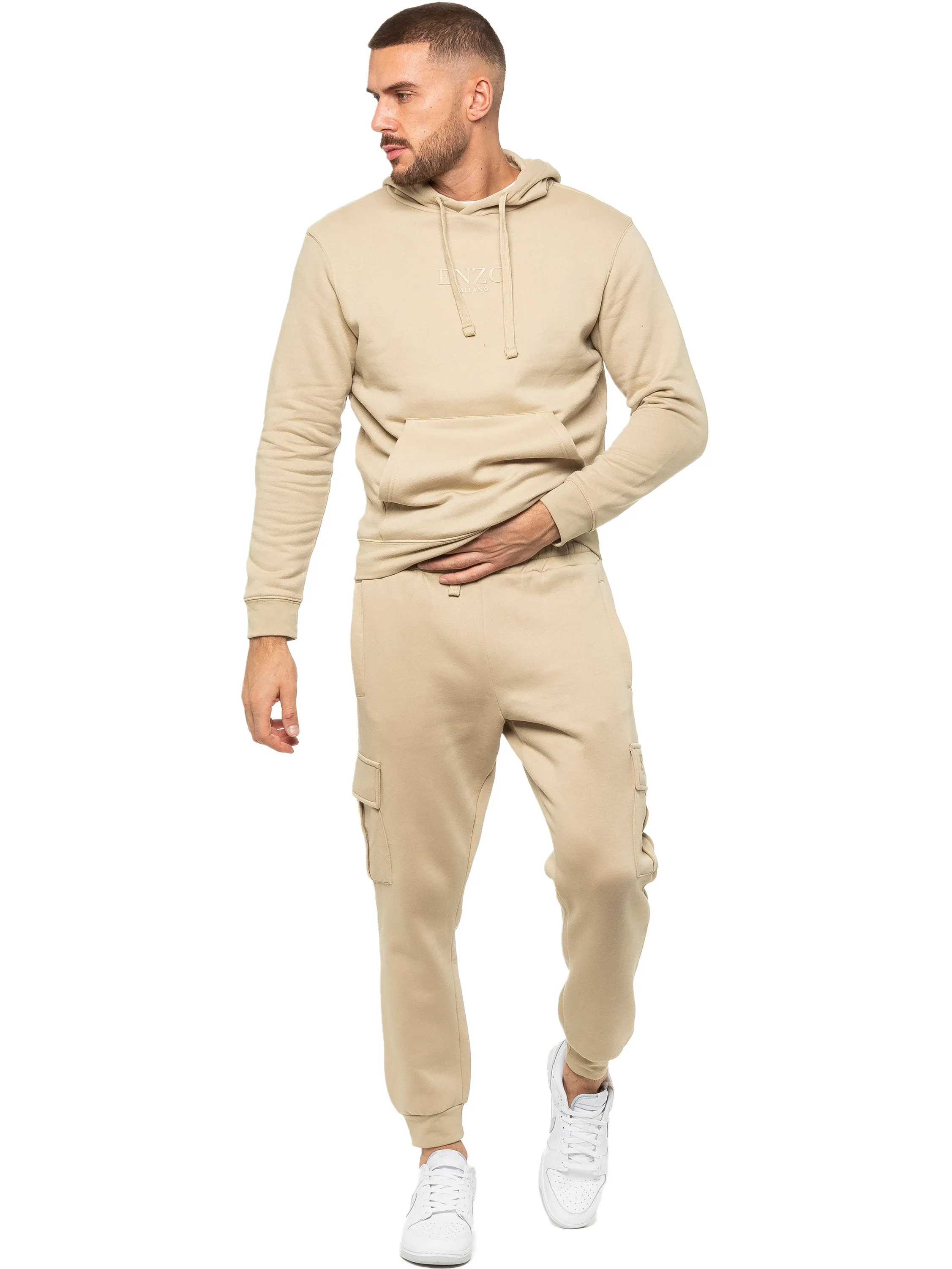Enzo | Mens Cargo Joggers