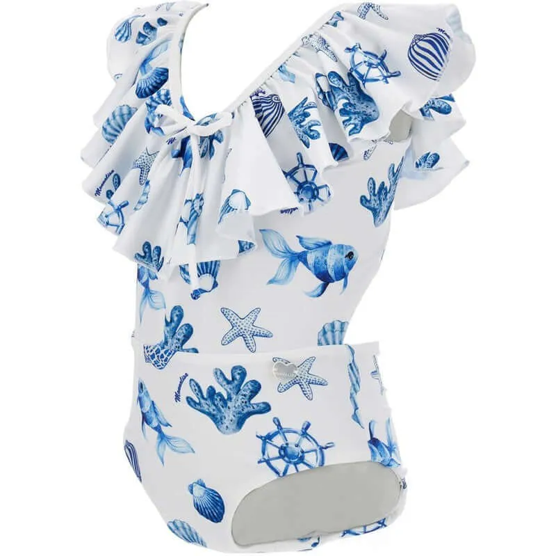 Girls Ocean Swimming Costume