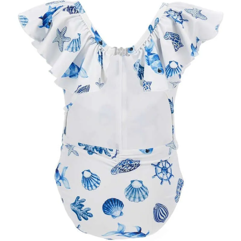 Girls Ocean Swimming Costume
