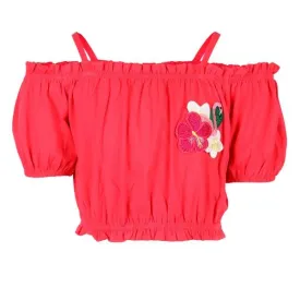 GIRLS  SHOTS AND TOPS SET - PINK