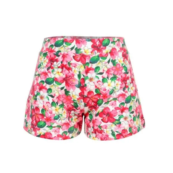 GIRLS  SHOTS AND TOPS SET - PINK