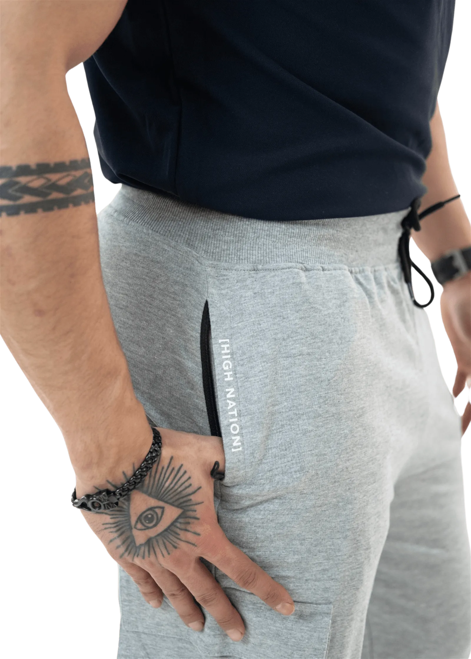 Grey Melange The Ultimate Cargo Joggers