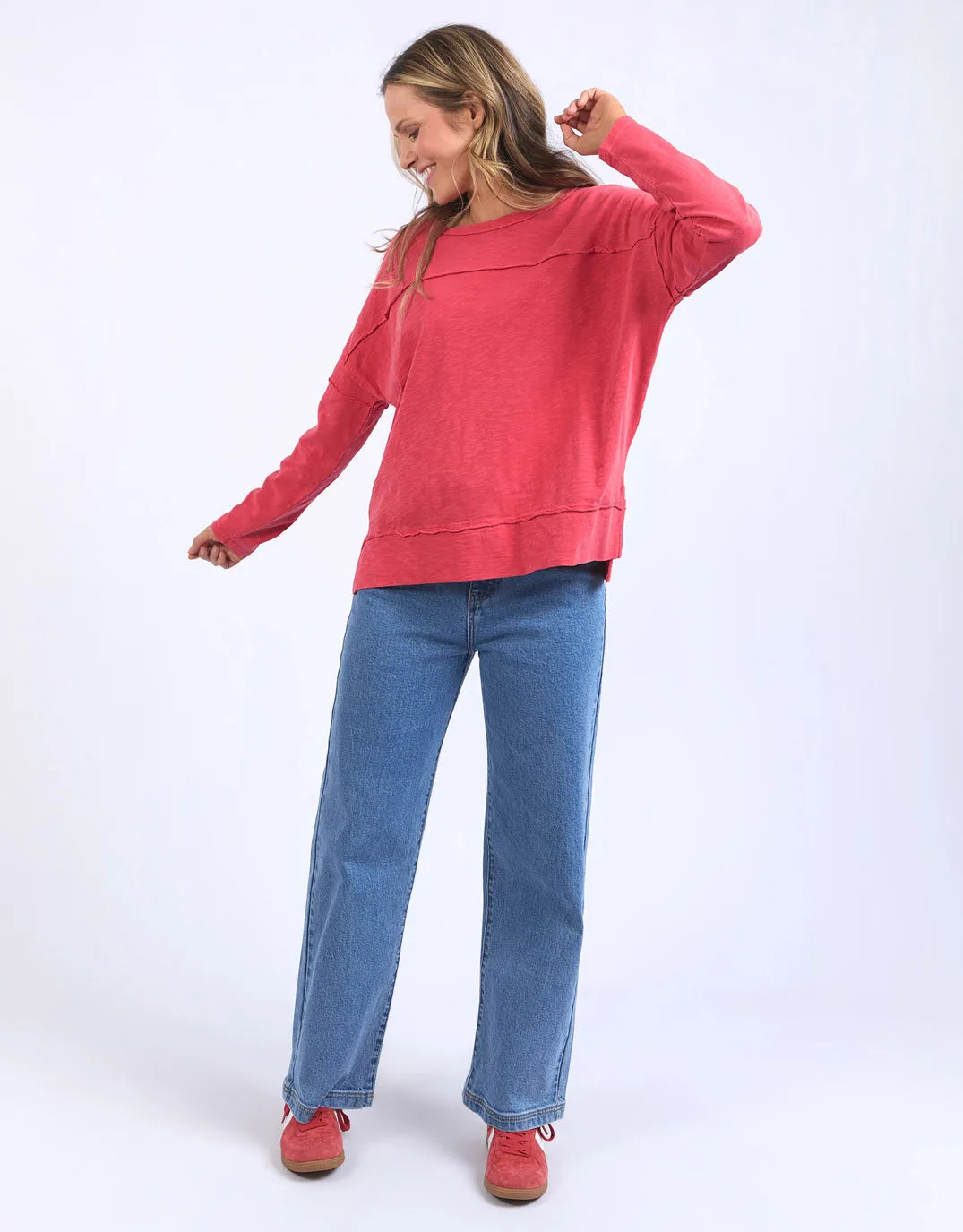 Jayne Throw On Top - Cayenne