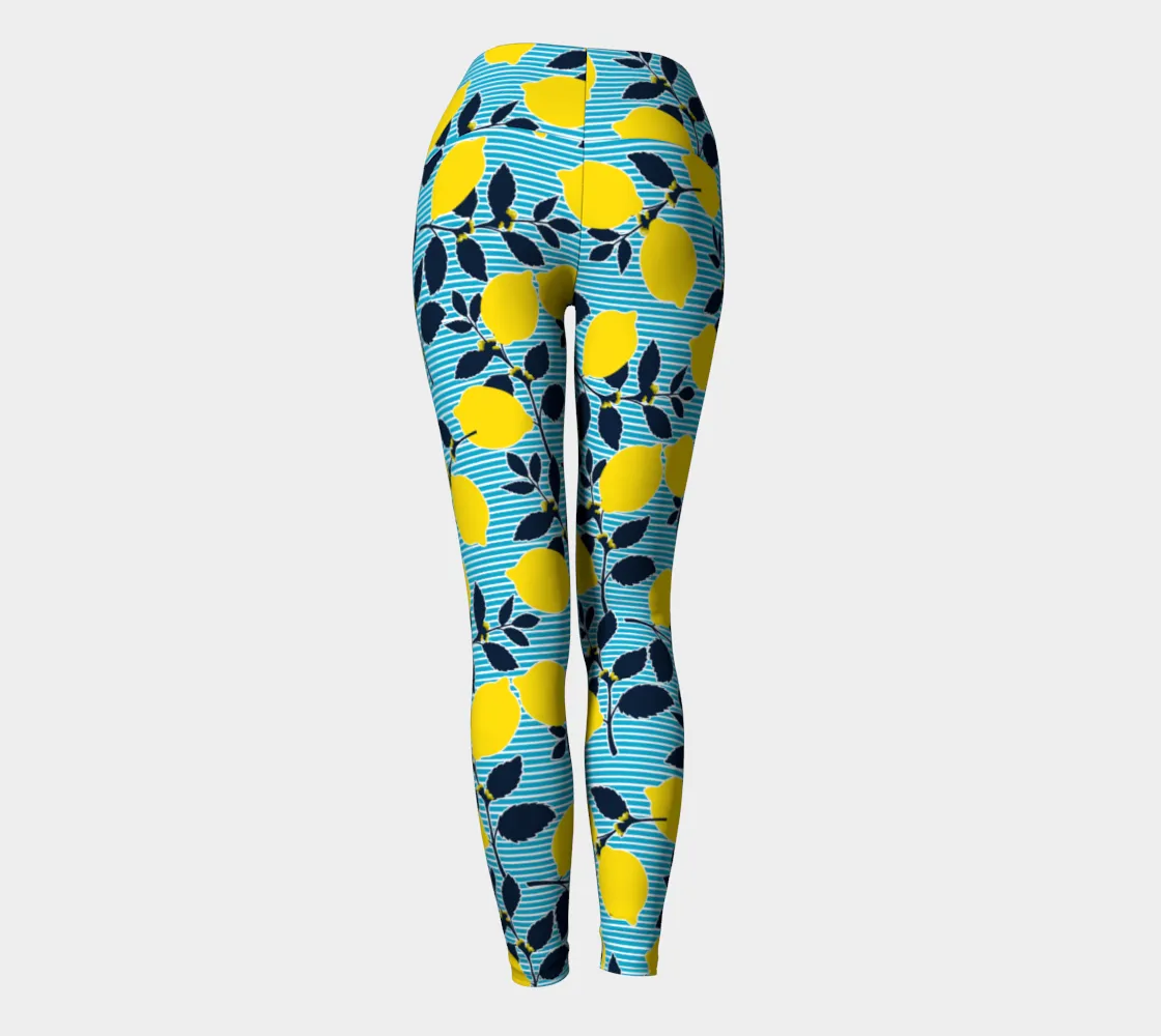Lemon Yoga Leggings