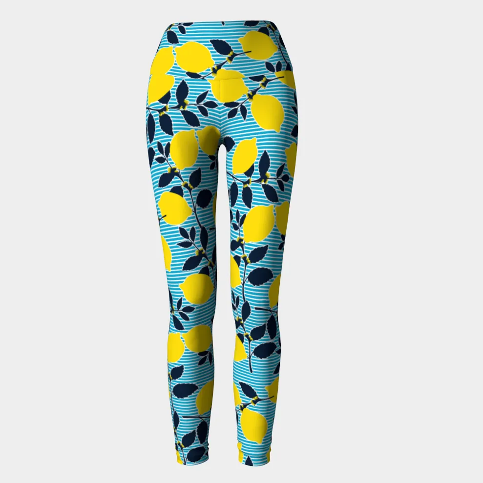 Lemon Yoga Leggings