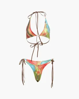 Lusora – Retro-inspired style – Floral bikini set