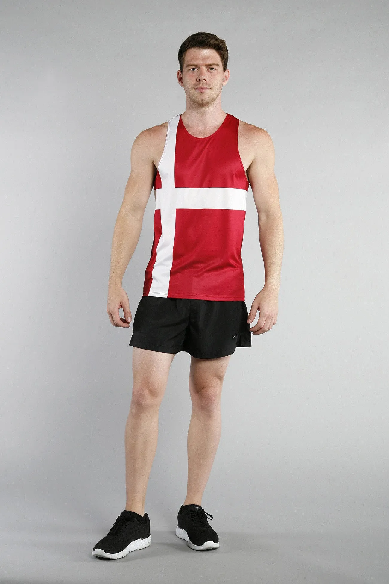 Men's Competitor Lite Printed Singlet [D-F] - Denmark