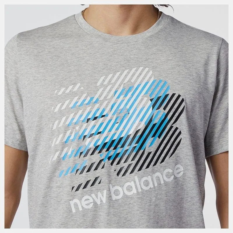 Men's Graphic Heathertech T-Shirt - Athletic Grey Heather