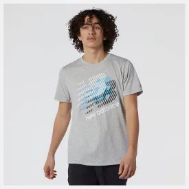 Men's Graphic Heathertech T-Shirt - Athletic Grey Heather