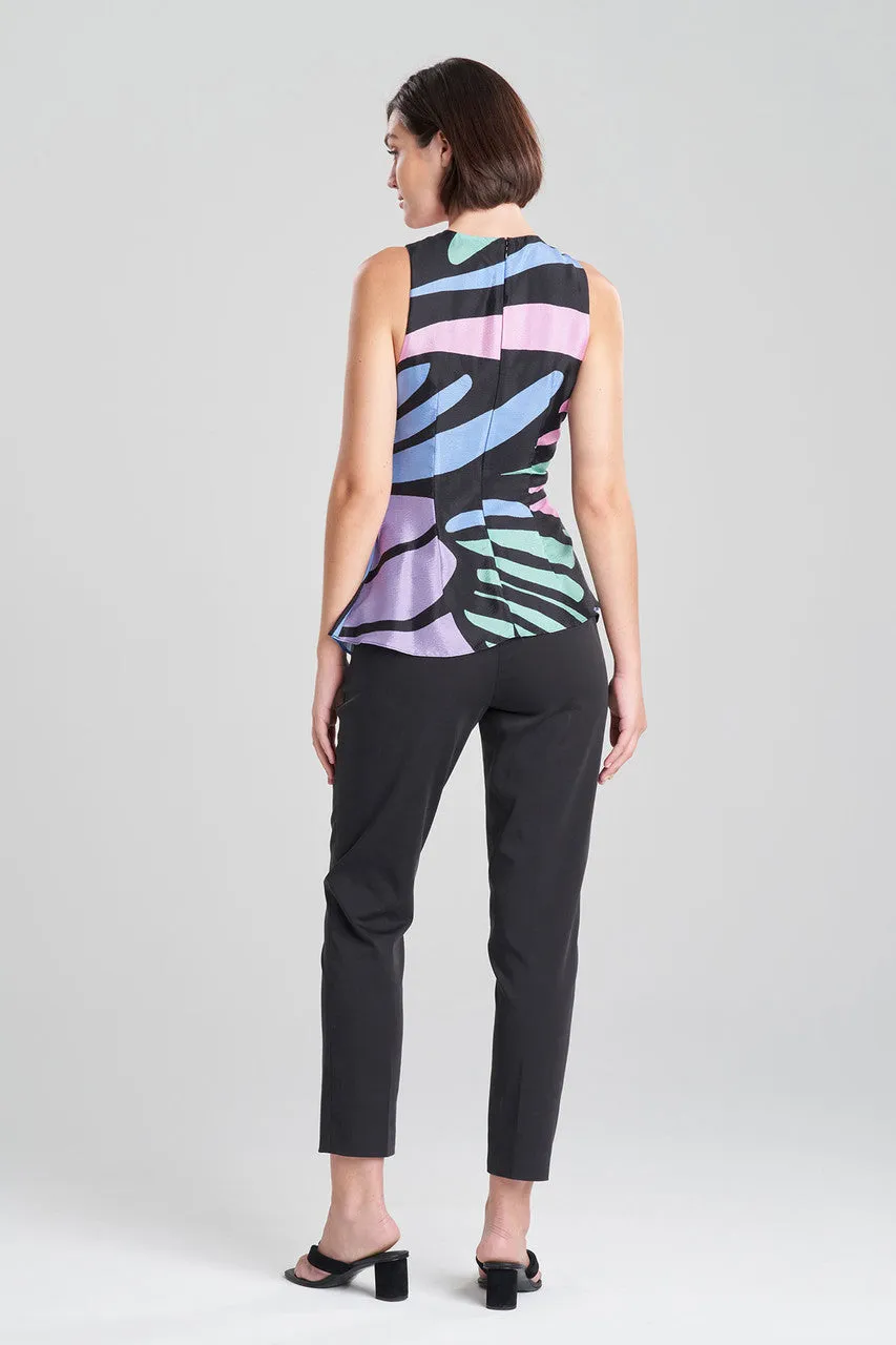 Nagashi Obi Silk Side Drape Top