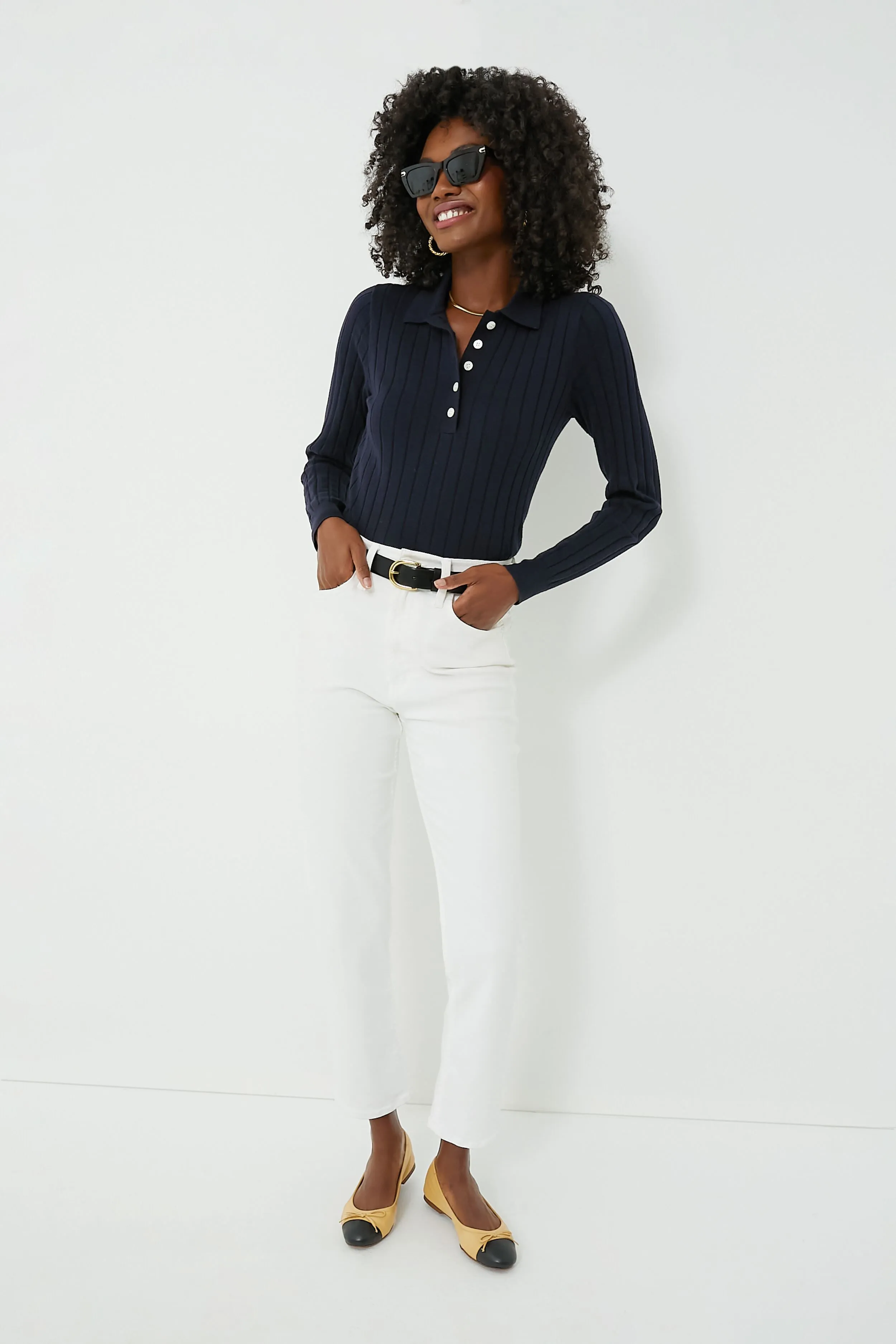 Navy Amanda Polo