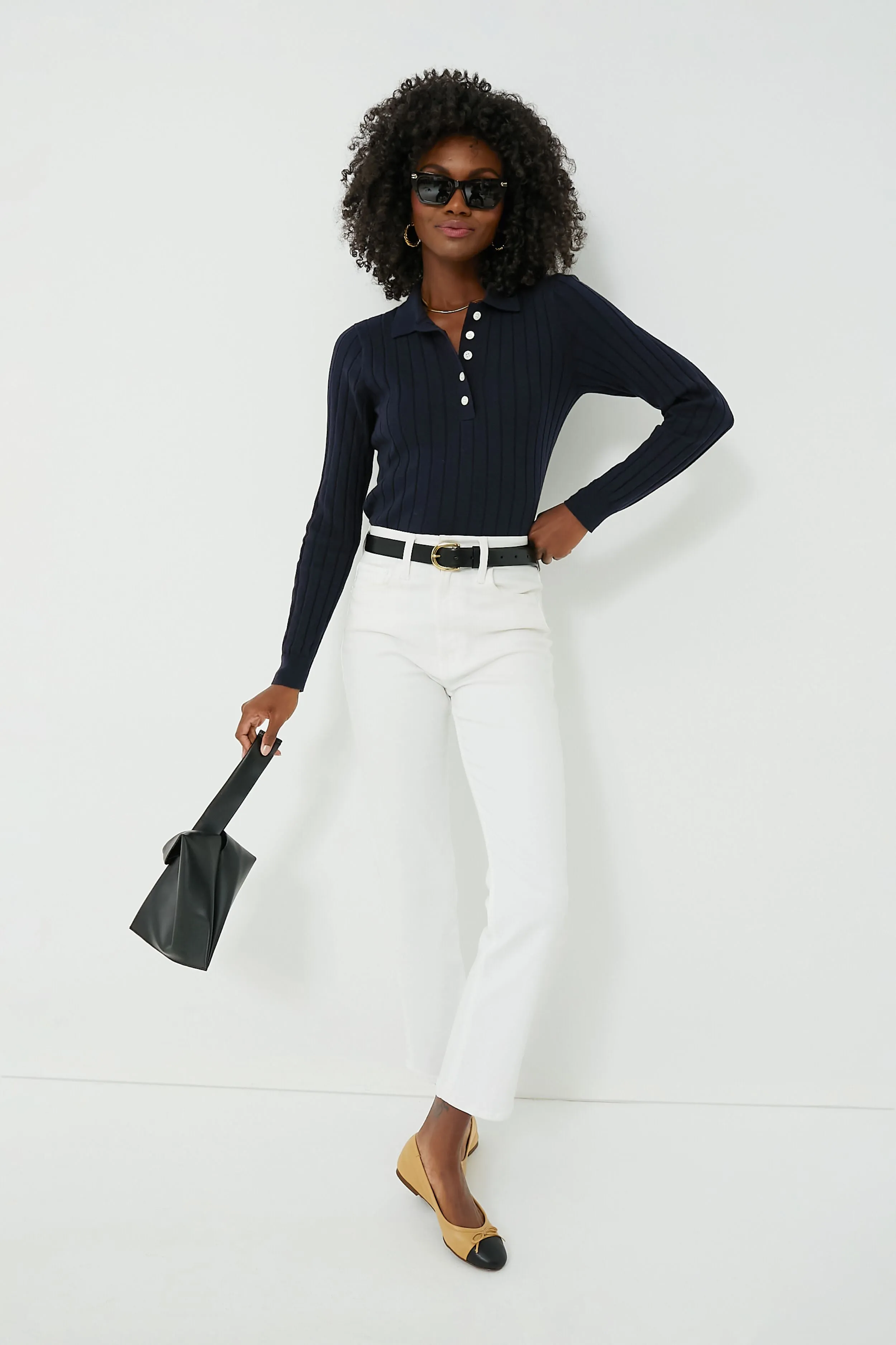 Navy Amanda Polo
