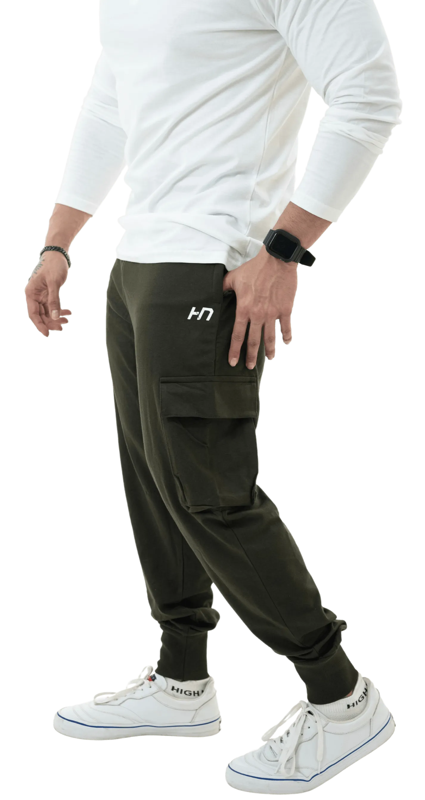 Olive Green The Ultimate Cargo Joggers