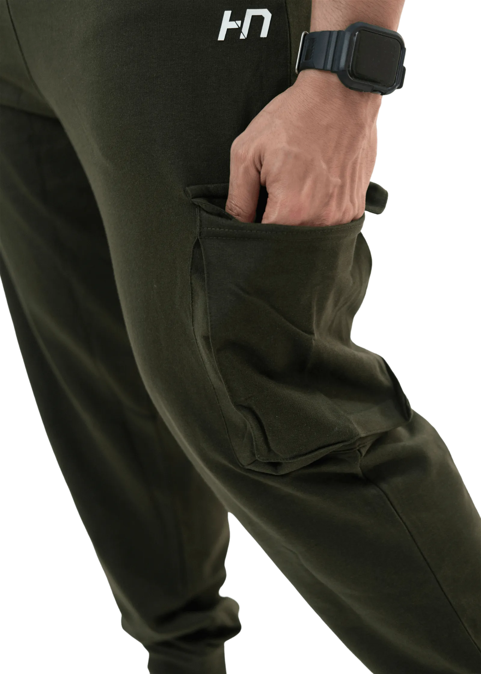 Olive Green The Ultimate Cargo Joggers