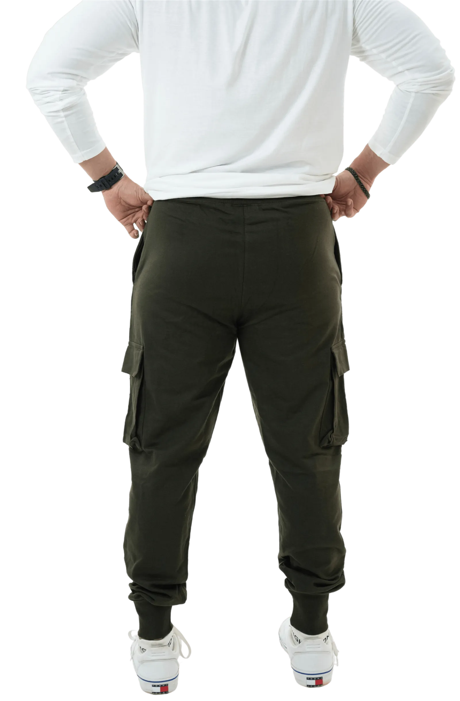 Olive Green The Ultimate Cargo Joggers