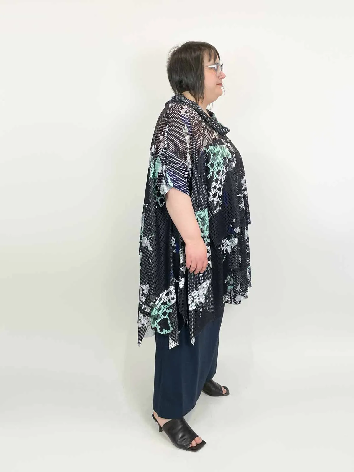 Pianist Tunic, Black Multi
