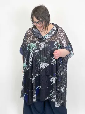 Pianist Tunic, Black Multi