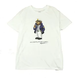 POLO RALPH LAUREN SEA CAPTAIN BEAR TEE (S)  (S)