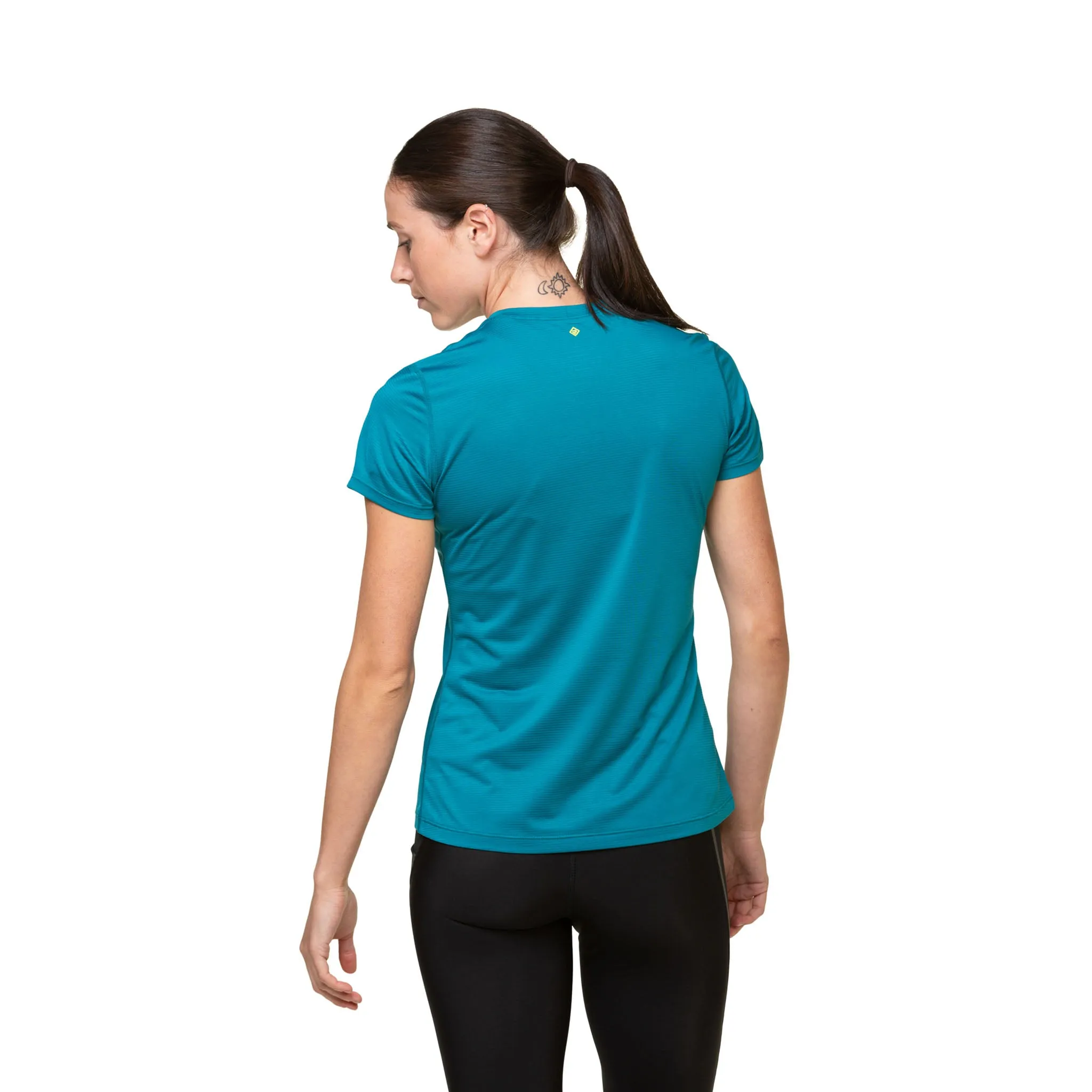 Ronhill | Women's Tech S/S Tee - Marine/Acid