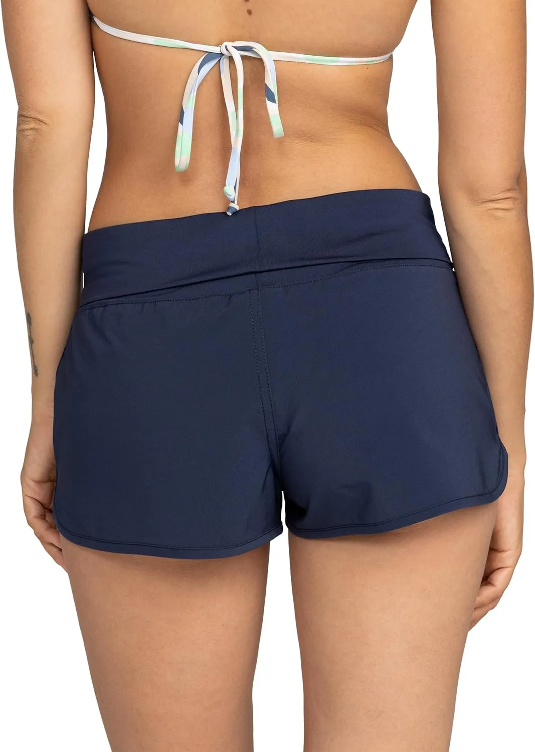 Roxy Women's Board Shorts ?CTummy Control, 4-Way Stretch, Quick-Dry 2" Inseam Swim Shorts, UPF 50  Beach Shorts