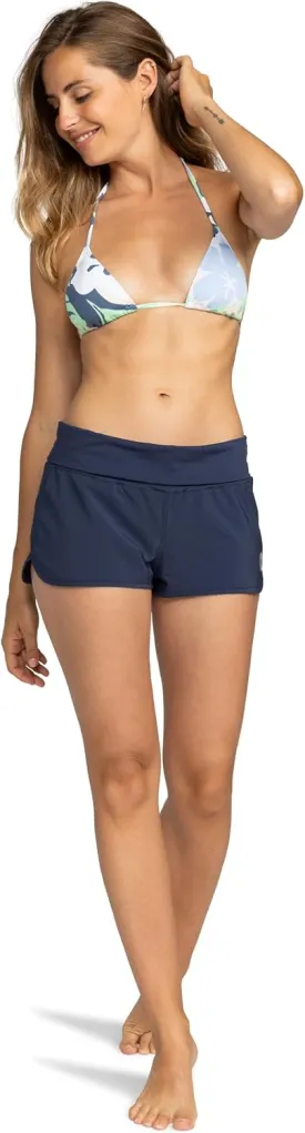 Roxy Women's Board Shorts ?CTummy Control, 4-Way Stretch, Quick-Dry 2" Inseam Swim Shorts, UPF 50  Beach Shorts