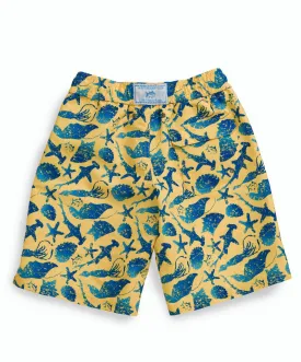 Southern Tide - Boys Ocean Batik Swim Trunk