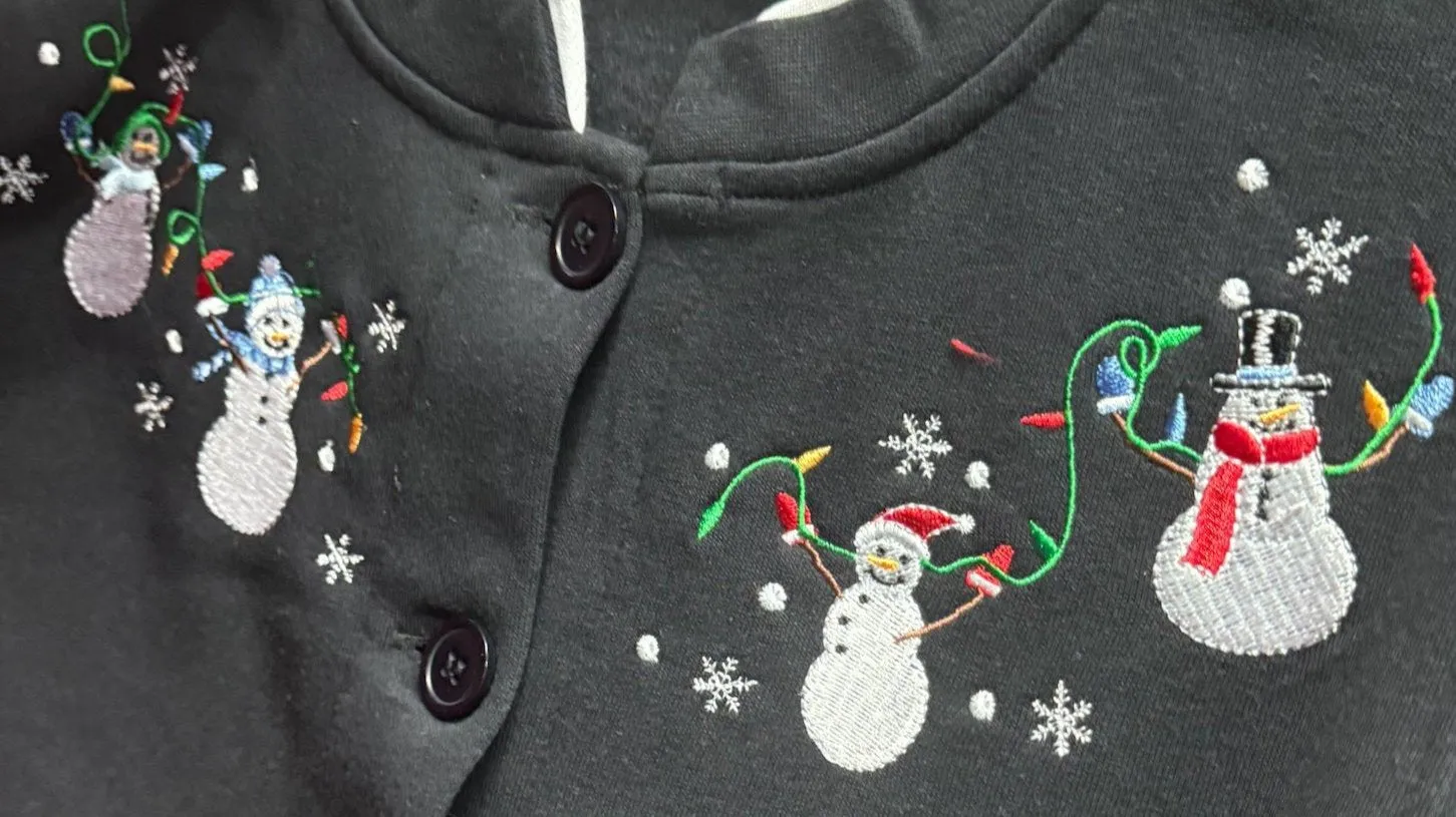 Speculation Missy Embroidered Fleece Cardigan