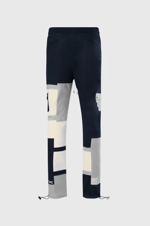  Steps Color Blocking Cargo Joggers Pants