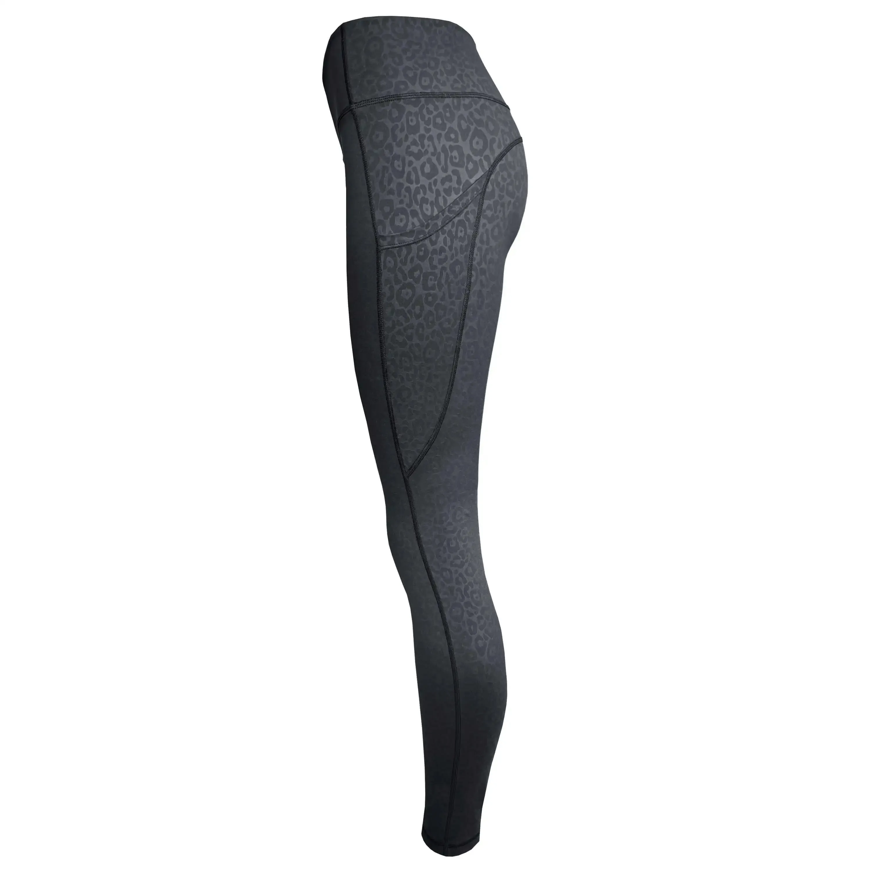 Swim & Gym Leggings for Women UPF 50  | Cheetah - Black