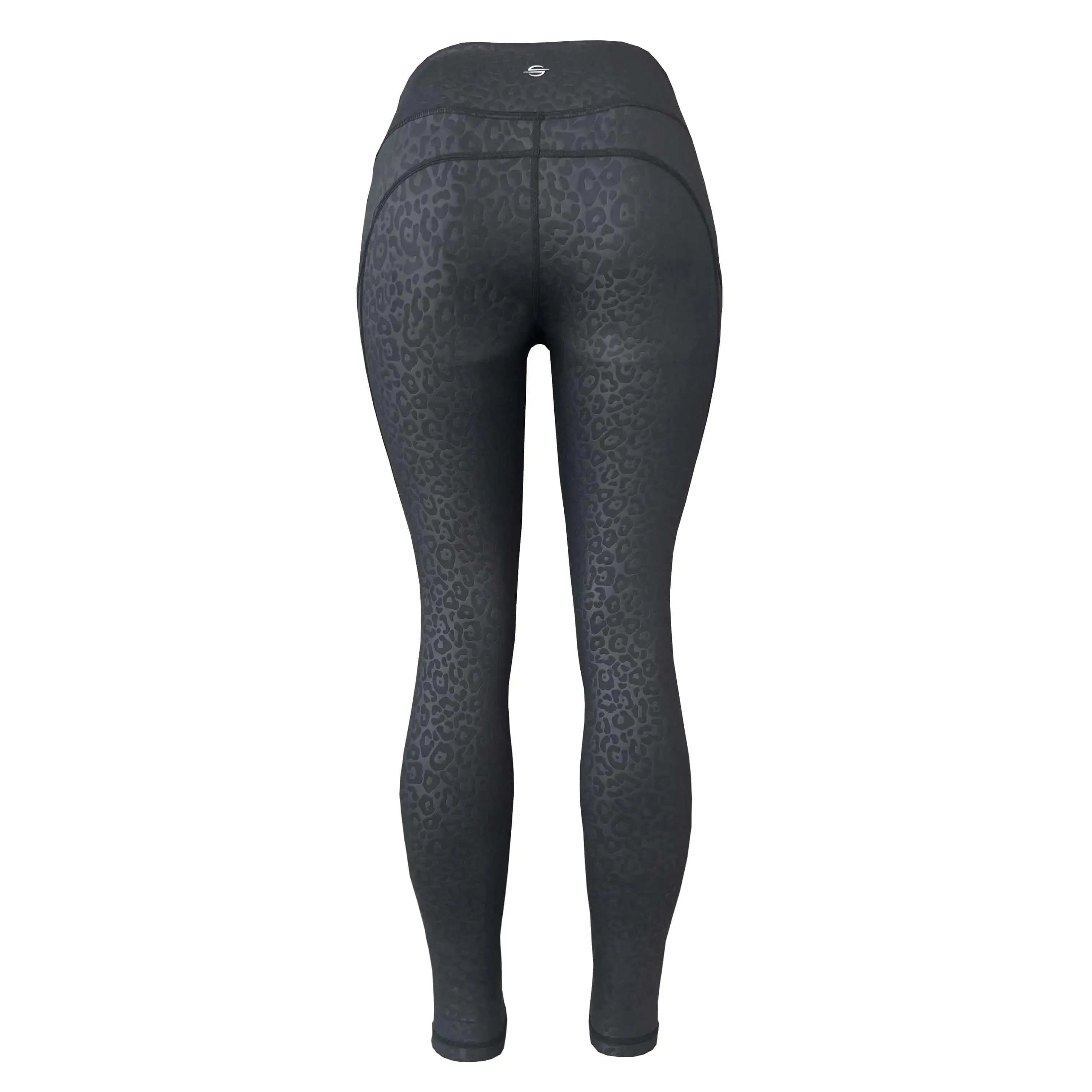 Swim & Gym Leggings for Women UPF 50  | Cheetah - Black