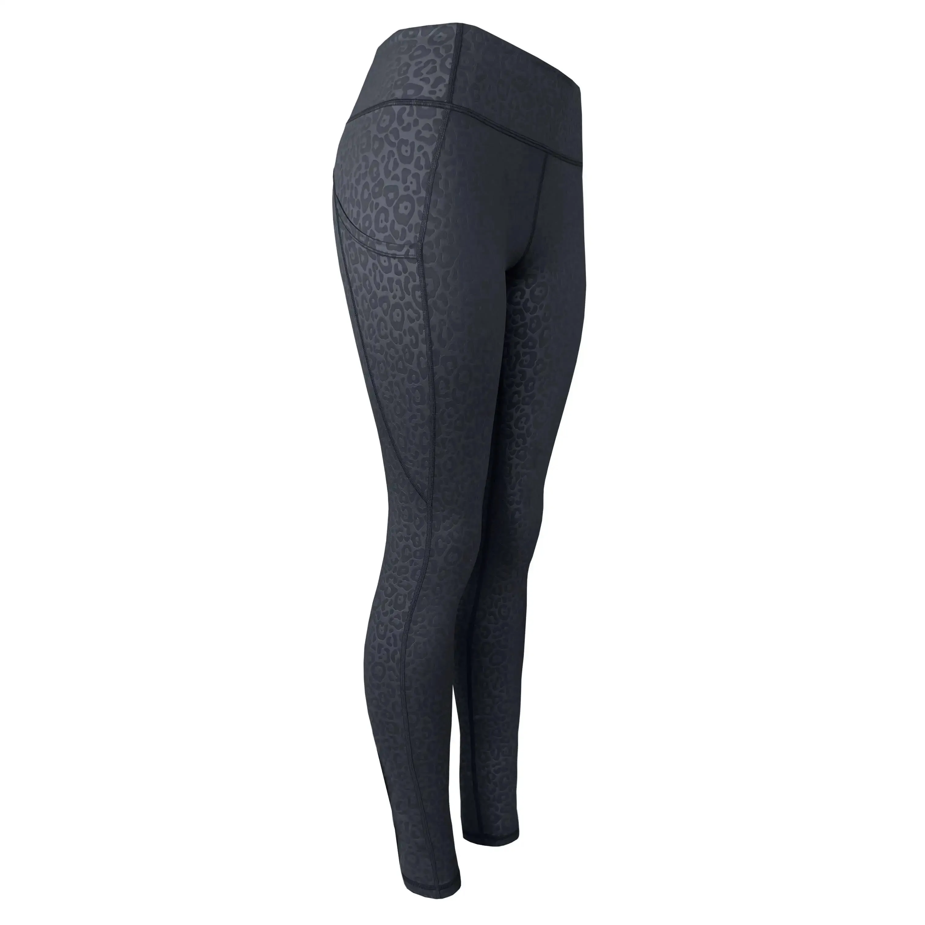 Swim & Gym Leggings for Women UPF 50  | Cheetah - Black