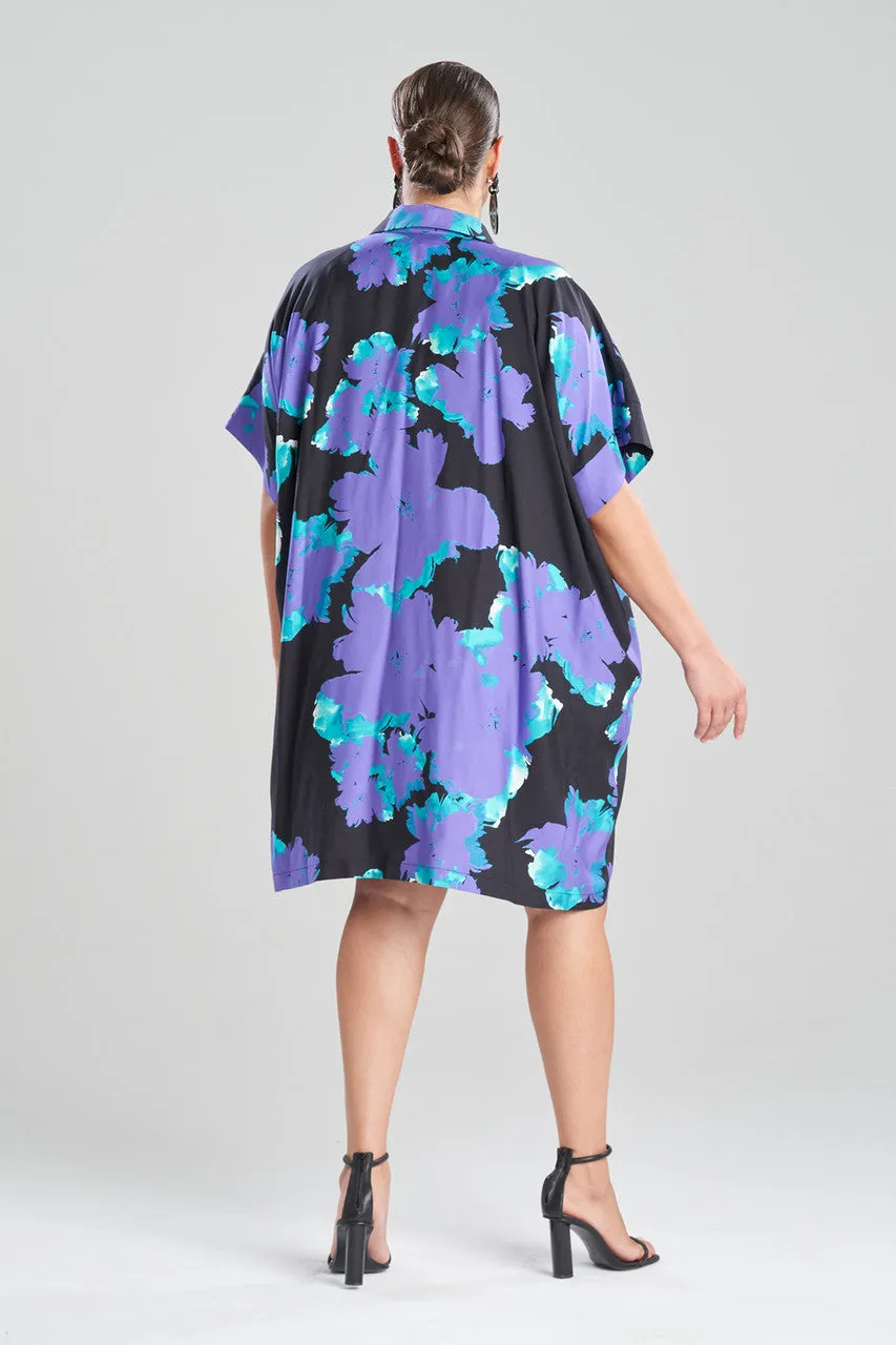 Taichou Cotton Silk Caftan Dress