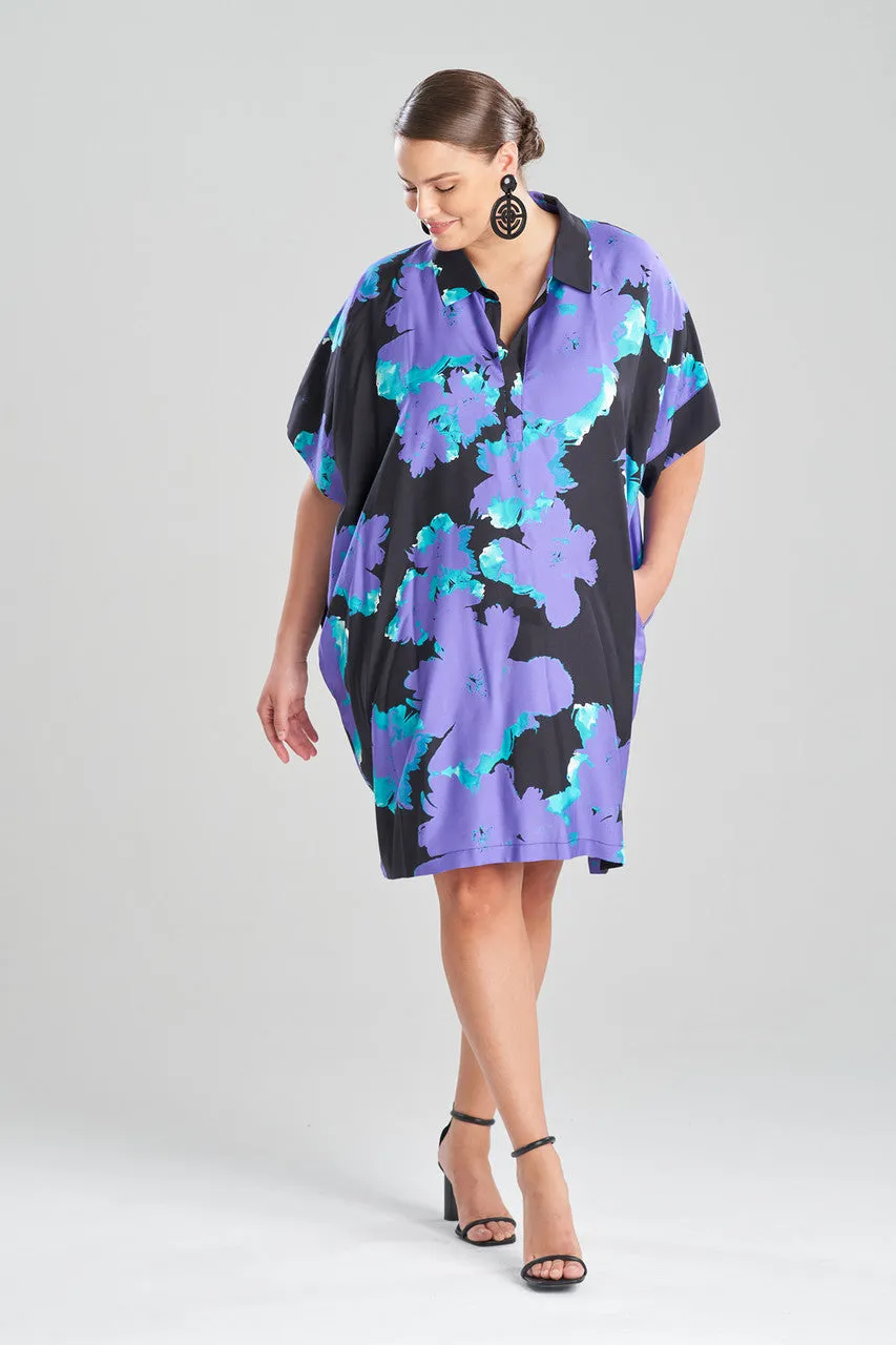 Taichou Cotton Silk Caftan Dress