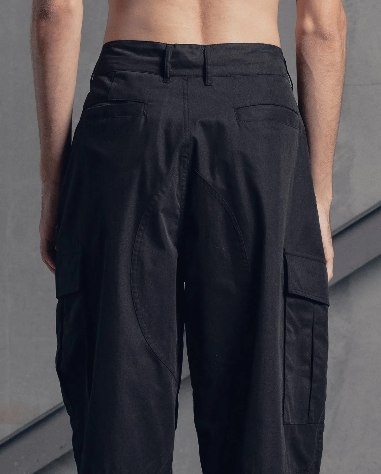 The Anti Order Buffalo Cargo Joggers Black